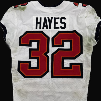 Josh Hayes GAME WORN 💪 10/12/25 Buccaneers Nike On-Field NFL Jersey 👕 vs. 49ers Inc. COA