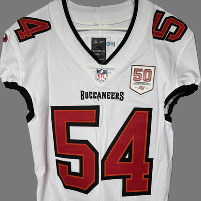 Lavonte David TEAM-ISSUED💪Tampa Bay Buccaneers🏴‍☠On-Field Nike NFL Jersey🎽White
