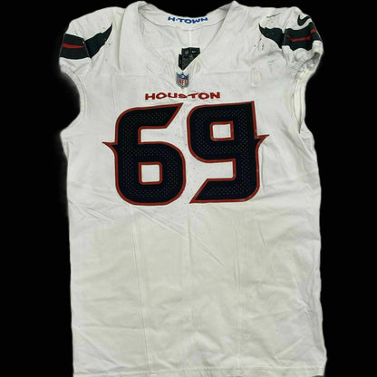 Ed Ingram GAME WORN 10/20/25 Houston Texans Nike NFL Jersey vs Seattle Seahawks Inc. COA