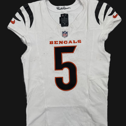Tee Higgins GAME WORN/USED 09/07/25💪Cincinnati Bengals🐅NFL Jersey vs Cleveland Browns