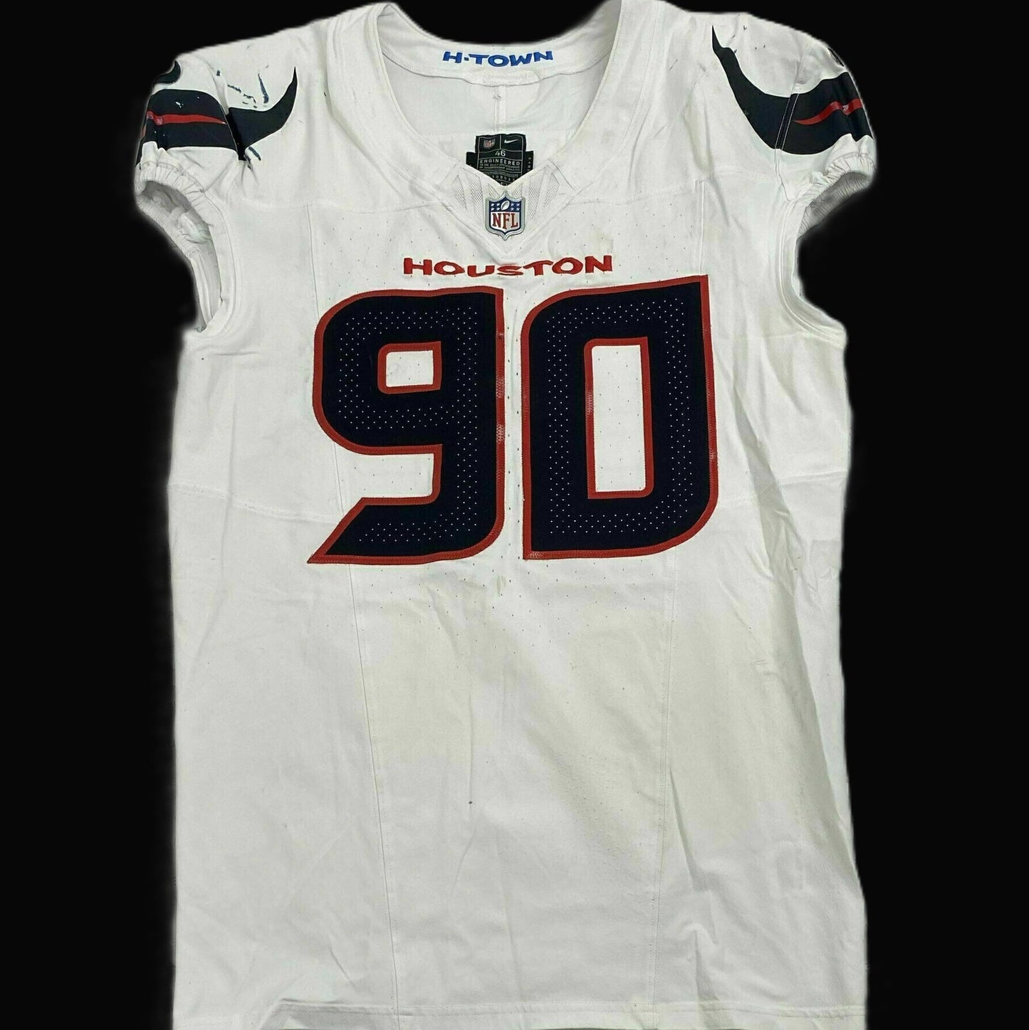 Sheldon Rankins GAME WORN 🔥10/20/25 Houston Texans Nike NFL Jersey 👕 vs Seattle Seahawks Inc. COA