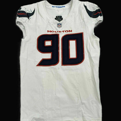 Sheldon Rankins GAME WORN 🔥10/20/25 Houston Texans Nike NFL Jersey 👕 vs Seattle Seahawks Inc. COA