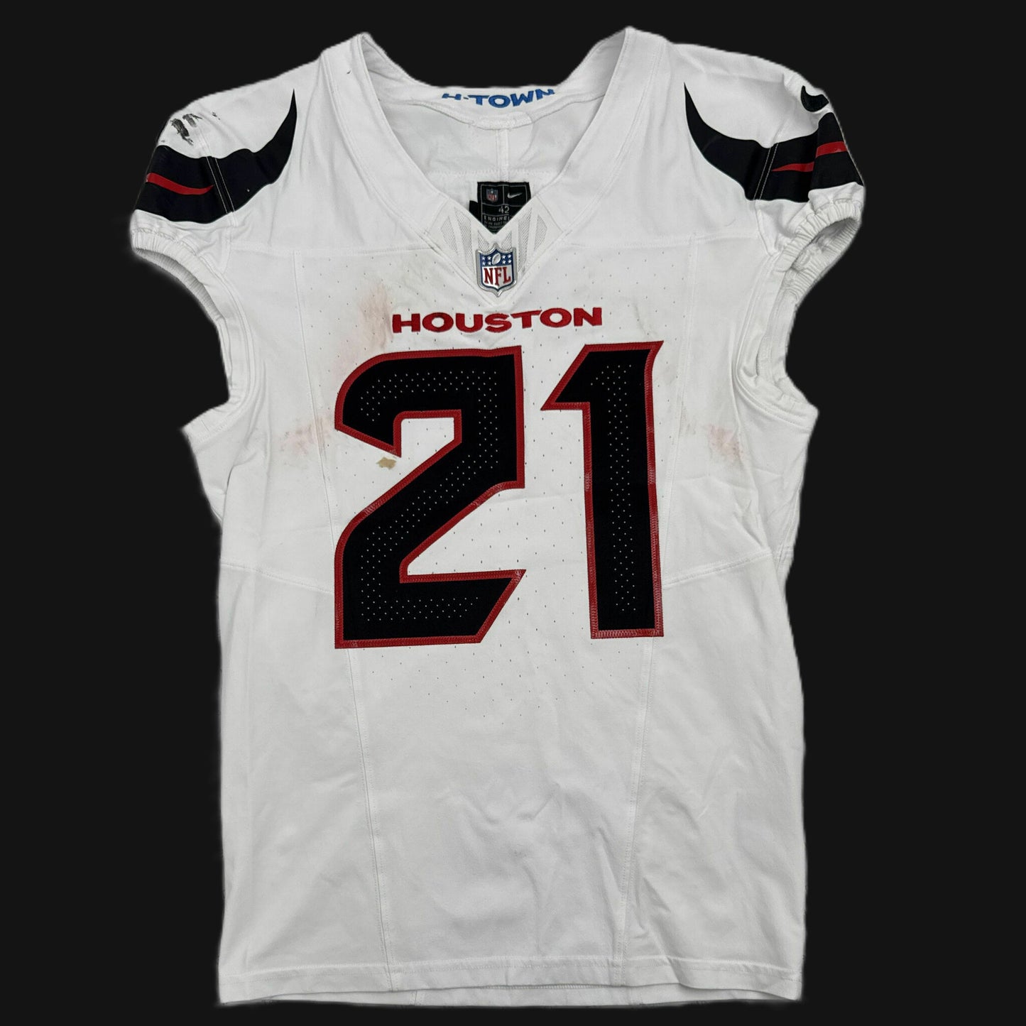 Nick Chubb GAME WORN 💪 09/15/25 Houston Texans Nike NFL Jersey 🎽vs. Tampa Bay Buccaneers - COA also included