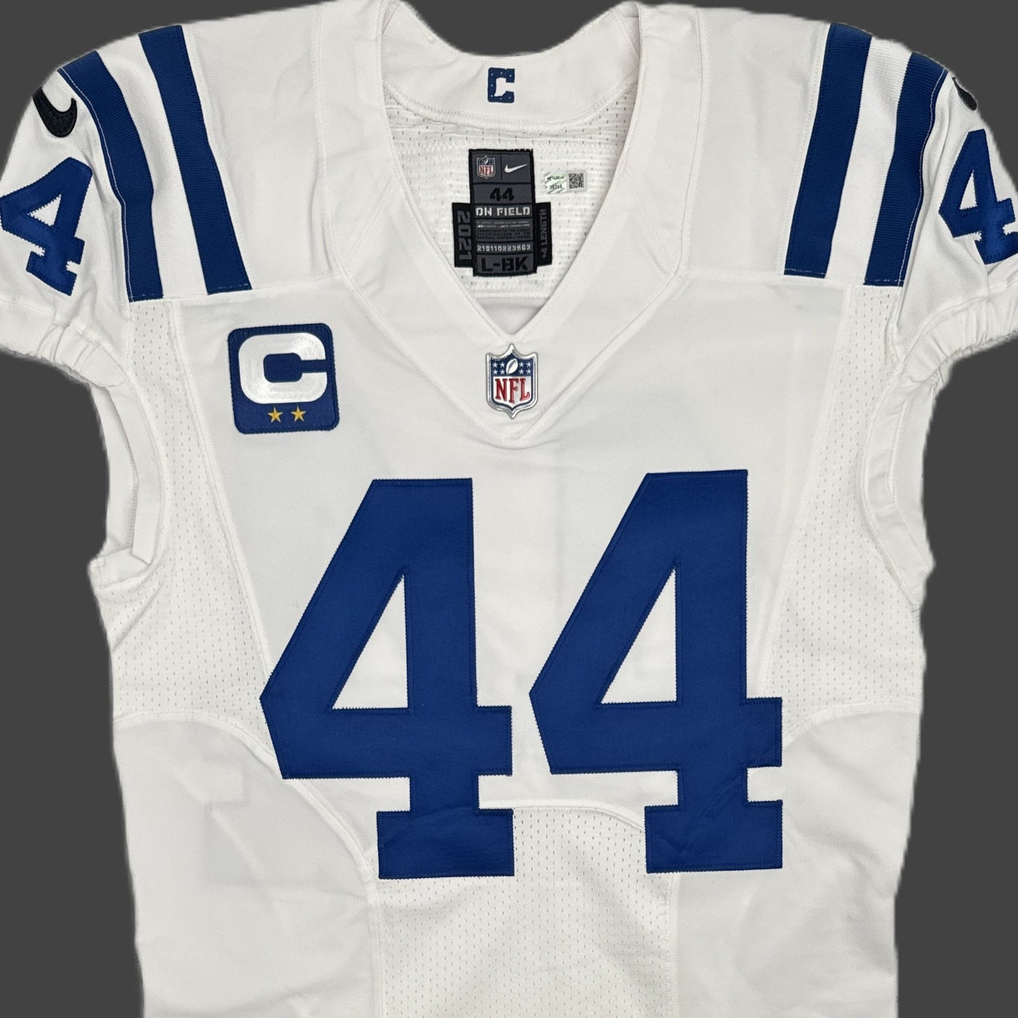Zaire Franklin SIGNED ✍️ TEAM ISSUED 💪 Indianapolis Colts 🐎 Nike NFL Jersey 👕 Inc.COA📄