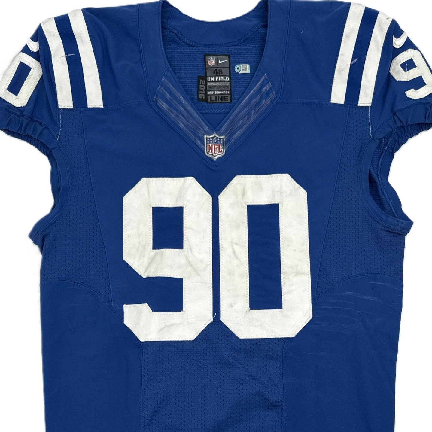Grover Stewart GAME WORN 💪 Indianapolis Colts 🐎 Nike On-Field NFL Jersey 👕 COA also included 🛡️
