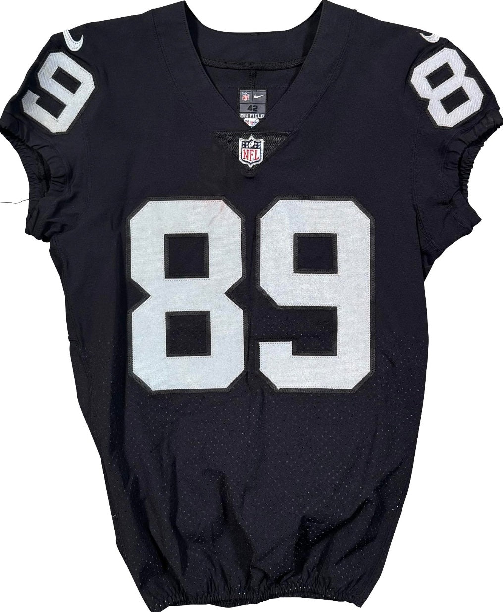 Amari Cooper GAME WORN 💪 11.19.17 Oakland Raiders⚫⚪Nike NFL Jersey 👕 vs. Patriots inc. COA 🛡️