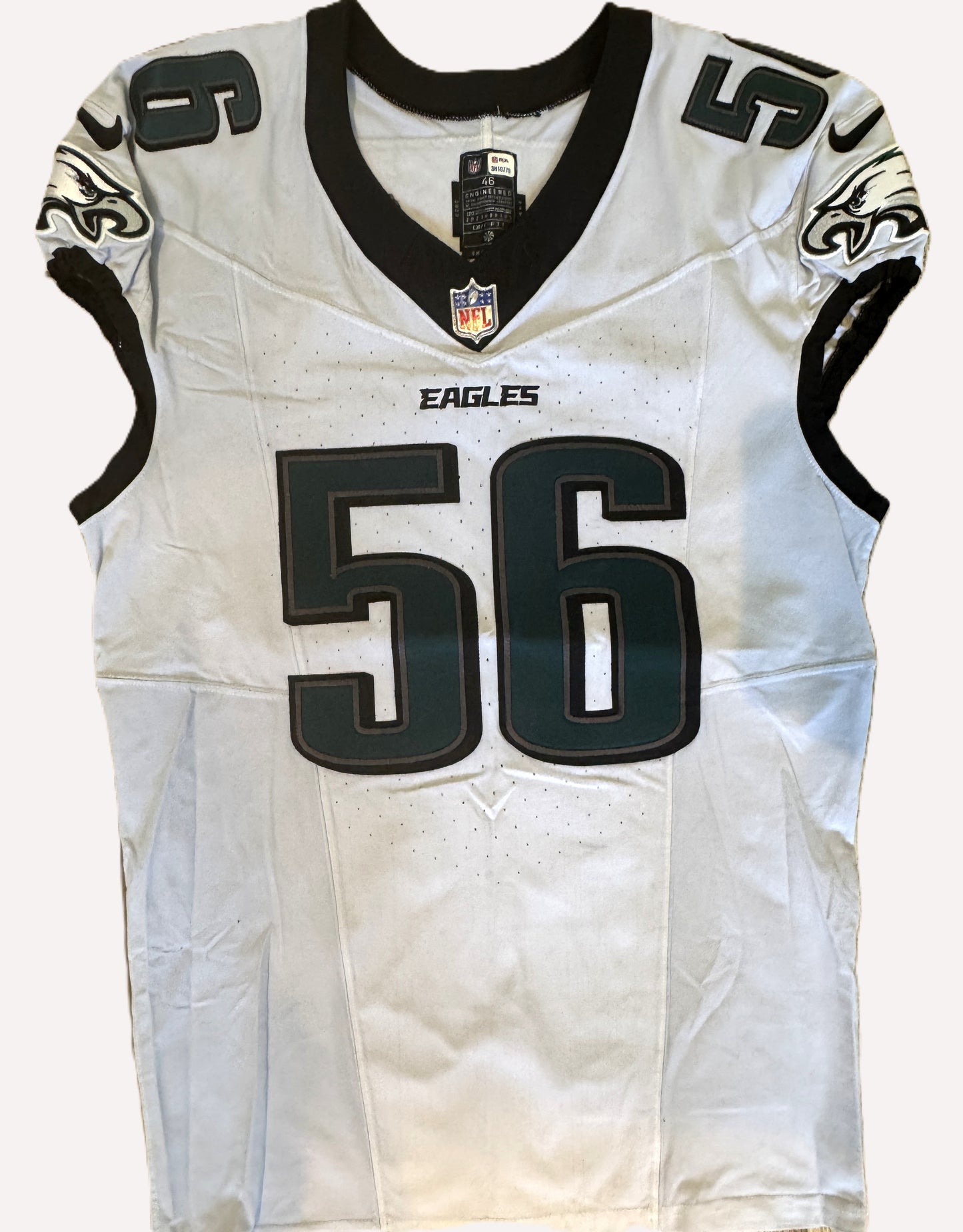 Tyler Steen GAME-USED💪09/06/24 Philadelphia Eagles🦅NFL Jersey👕vs Green Bay Packers Inc. PSA Certification