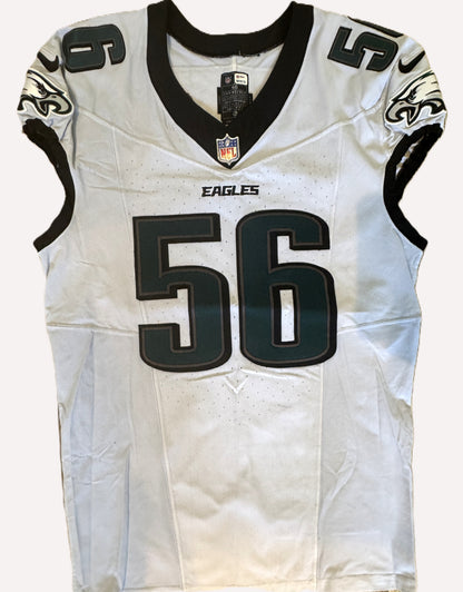Tyler Steen GAME-USED💪09/06/24 Philadelphia Eagles🦅NFL Jersey👕vs Green Bay Packers Inc. PSA Certification