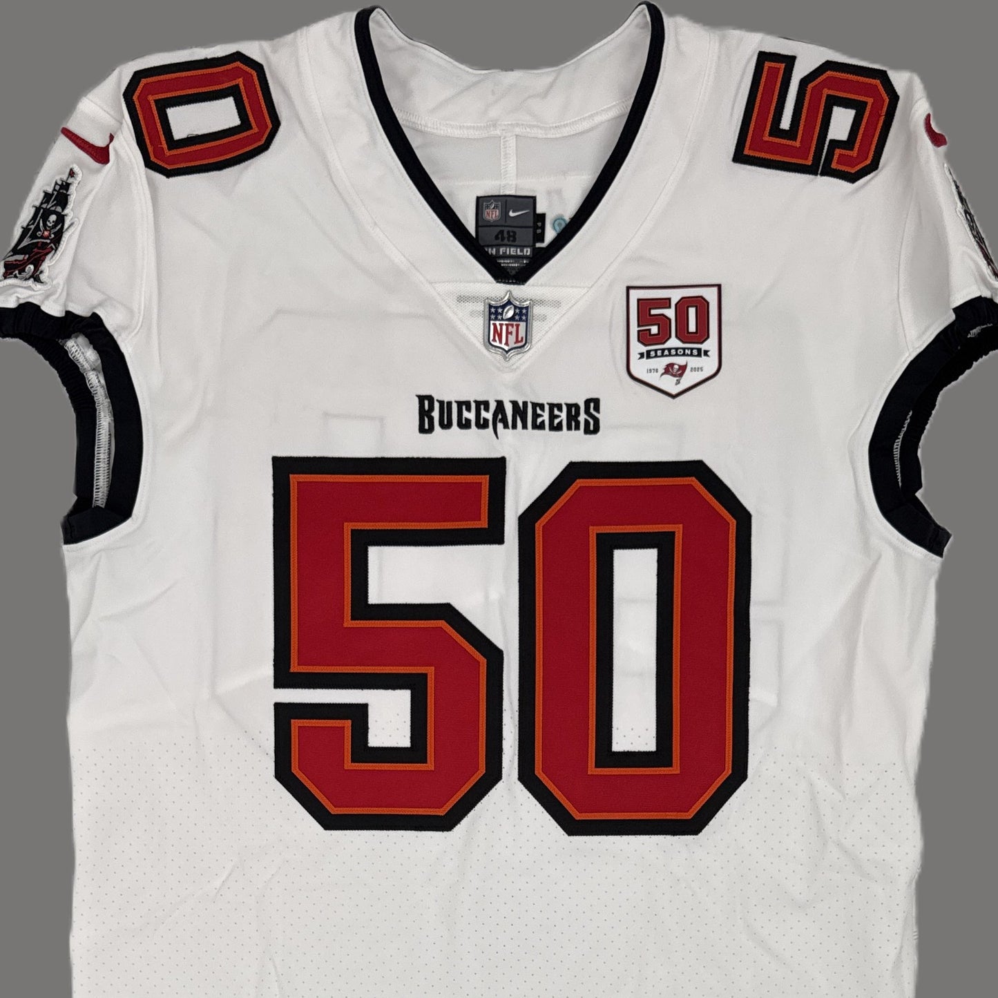 Vita Vea GAME-ISSUED💪Tampa Bay Buccaneers On-Field Nike NFL Jersey🎽Inc.COA📄
