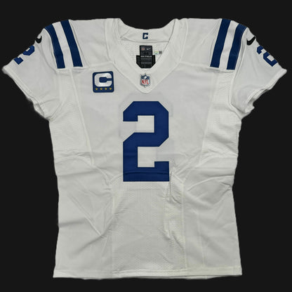 Matt Ryan TEAM / GAME ISSUED 💪 Indianapolis Colts 🐎 Nike NFL Jersey 👕 Inc. COA and Captain's Patch