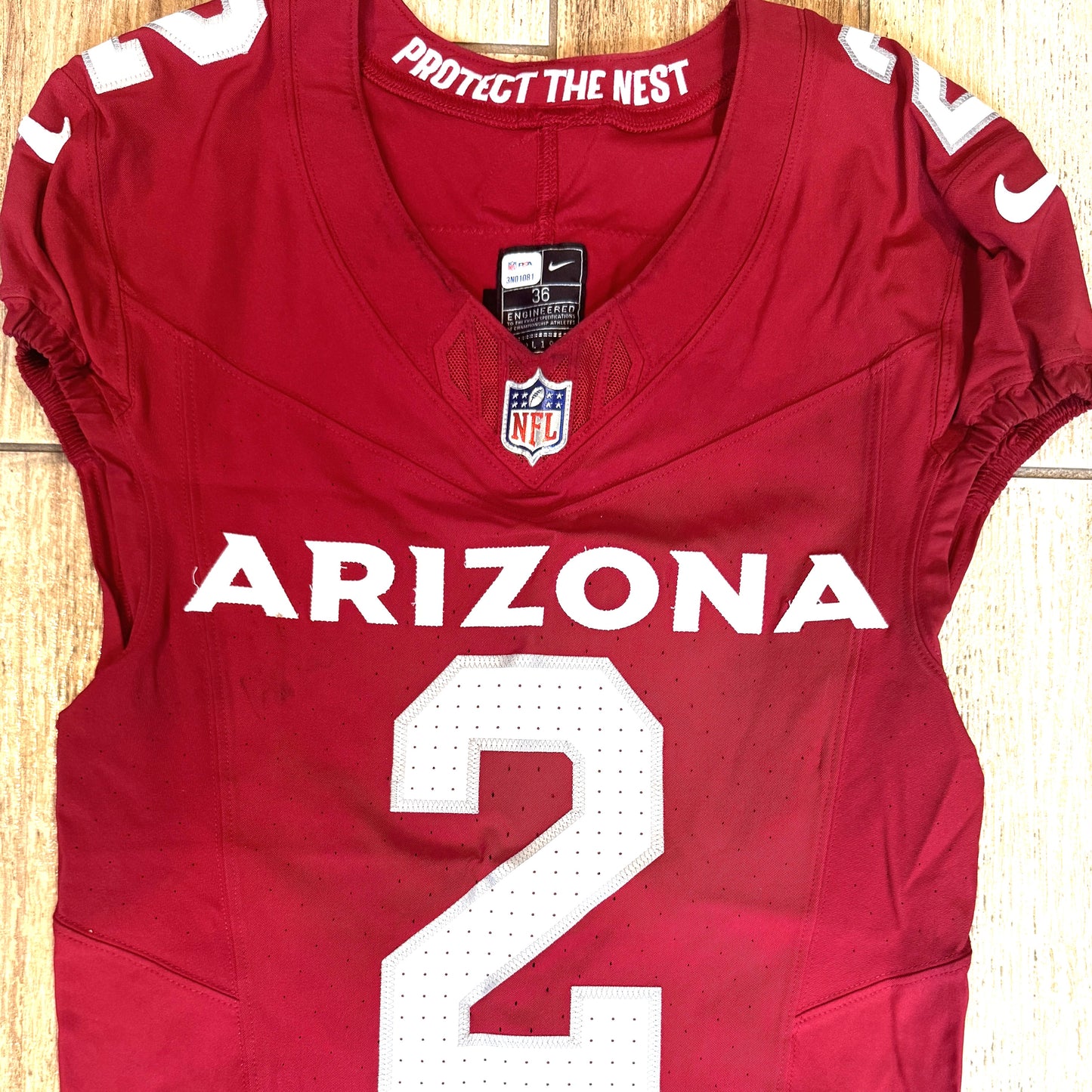 Marquise Brown GAME WORN💪11/12/23 PHOTO MATCHED Arizona Cardinals NFL Jersey WIN vs. Falcons