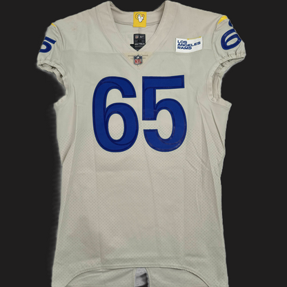 Coleman Shelton GAME ISSUED Los Angeles Rams Nike NFL On-Field Jersey 👕 Inc. COA 🔥
