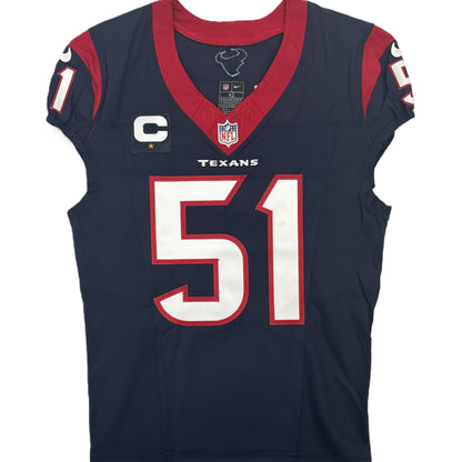 Will Anderson Jr TEAM ISSUED 💪 Houston Texans Nike NFL Jersey 👕 Includes COA 🛡️💯