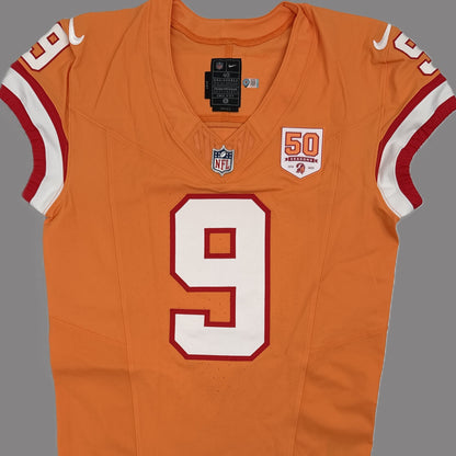 Emeka Egbuka GAME-ISSUED Tampa Bay Buccaneers On-Field NFL Creamsicle Jersey👕