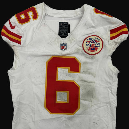 Bryan Cook GAME WORN 💪 09/21/25 Kansas City Chiefs Nike NFL Jersey 🎽 vs Giants - COA included 🛡️