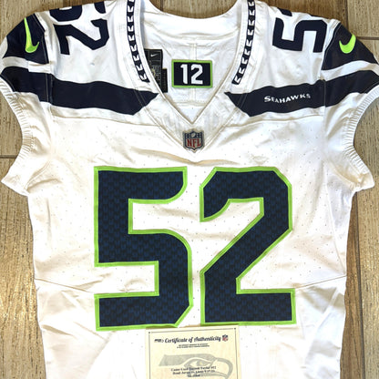Darrell Taylor GAME-WORN💪09/17/2023 Seahawks Nike NFL Jersey👕vs. Detriot Lions🦁includes COA