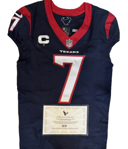 C. J. Stroud TEAM-ISSUED 💪 Houston Texans 🐂 Nike NFL Jersey 👕 Also Includes COA 🔥