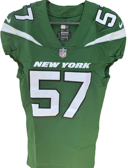 C.J. Mosley Hand Signed ✍️ New York Jets AUTHENTIC Nike NFL Jersey 👕 Also inc. PSA COA📄