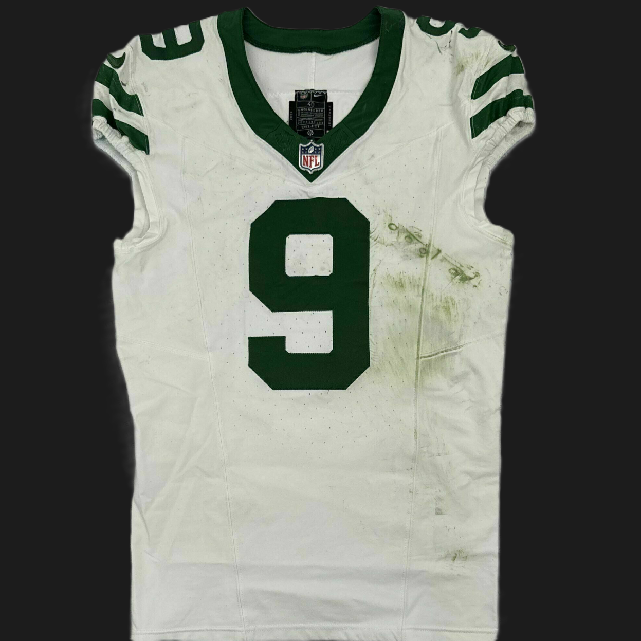 Will McDonald IV GAME WORN 💪 11/23/2025 New York Jets NFL Jersey 👕 vs Baltimore Ravens Also Includes Certificate of Authenticity 🛡️
