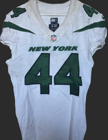 Jamien Sherwood GAME WORN 10/10/21 PHOTO MATCHED 📸 New York Jets NFL Jersey vs Atlanta Falcons Also includes PSA COA 🛡️