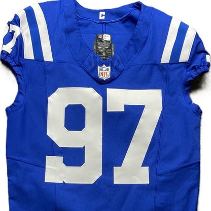 Laiatu Latu SIGNED GAME ISSUED 💪 Indianapolis Colts Nike NFL Jersey 👕 Also includes COA