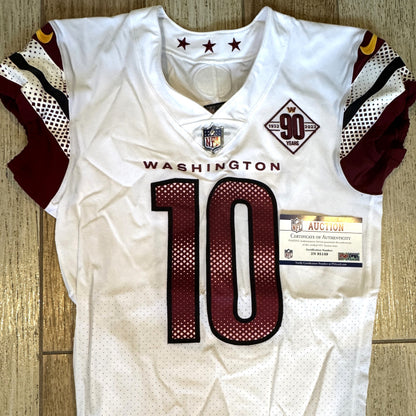 Curtis Samuel GAME WORN💪10/13/22 PHOTO MATCHED📸Commanders NFL Jersey vs.Chicago Bears (Crucial Catch Game)