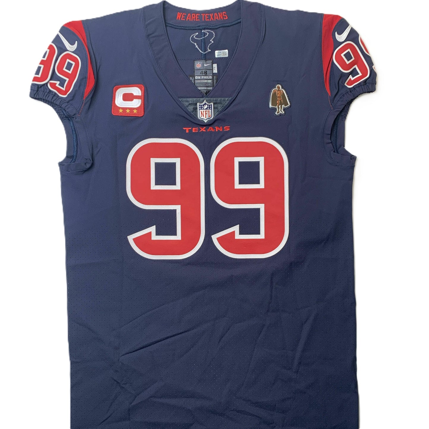 J.J. Watt TEAM / GAME ISSUED Color Rush 🎨 Houston Texans Nike NFL Jersey Inc COA 🛡️