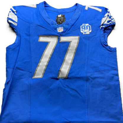 Frank Ragnow GAME WORN 💪 11/19/23 Detroit Lions 🦁 Nike NFL Jersey 👕 vs. Chicago Bears Salute 2 Service game  Inc. PSA Certification 🛡️