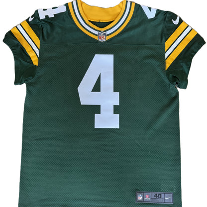 Brett Favre Signed ✍️ Green Bay Packers 🟢🟡 Nike ELITE On-Field NFL Jersey👕 Also includes Authenticity