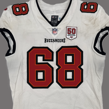 Ben Bredeson GAME-WORN 08/16/25 Tampa Bay Buccaneers OnField Nike NFL Jersey🎽