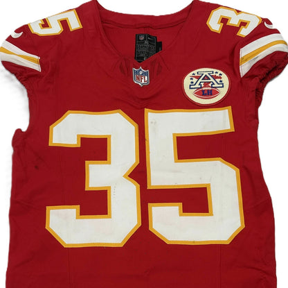 Jaylen Watson GAME WORN 💪 10/12/25 Kansas City Chiefs NFL Jersey 🎽 vs. Lions inc. COA 🛡️