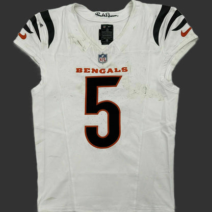 Tee Higgins GAME WORN 💪 11/16/25 Cincinnati Bengals Nike NFL Jersey vs Pittsburgh Steelers Also includes COA