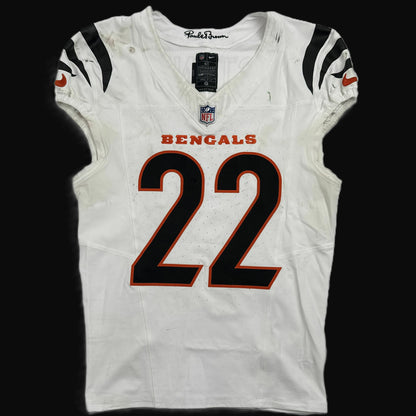 Geno Stone GAME WORN 10/12/25 💪 Cincinnati Bengals 🐅 Nike NFL Jersey 👕 vs Green Bay Packers inc. COA 🛡️