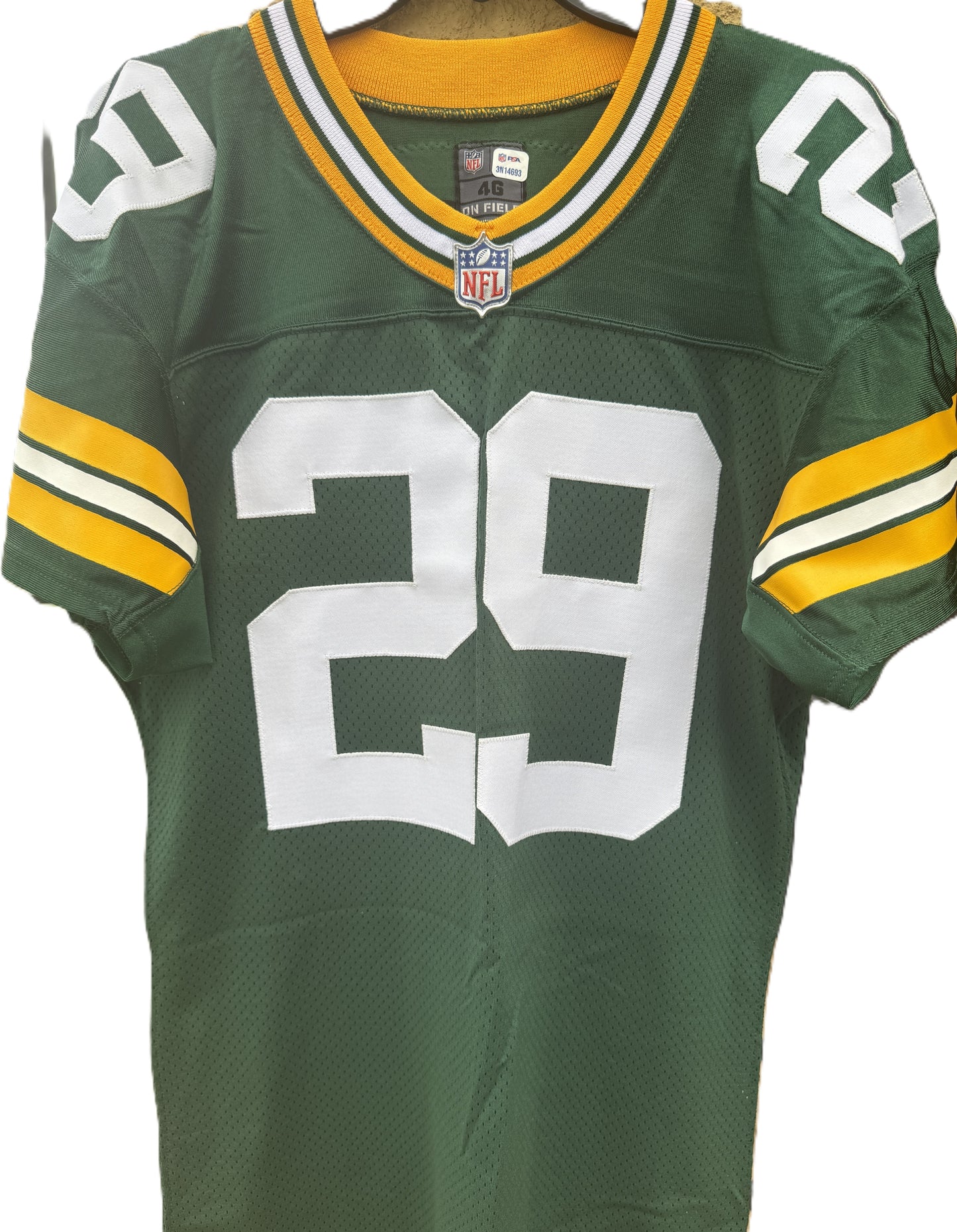 Xavier McKinney Hand SIGNED ✍️ and TEAM-ISSUED 💪 Green Bay Packers Authentic NFL Jersey👕Also includes PSA Authentication 📏