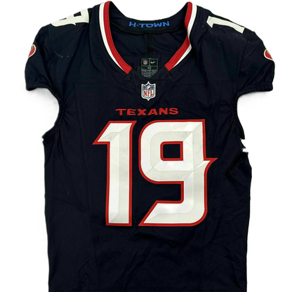 Xavier Hutchinson GAME WORN 11/09/25 Houston Texans Nike NFL Jersey 👕vs Jacksonville Jaguars Also includes COA