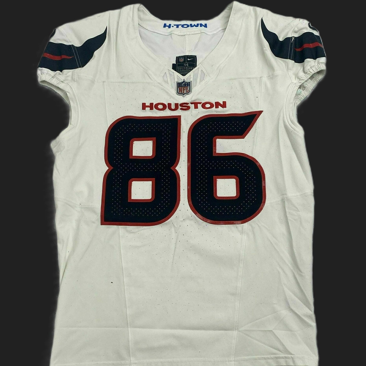 Dalton Schultz GAME WORN 09/21/25 Houston Texans Nike NFL Jersey vs Jacksonville Jaguars Also Includes Certificate of Authenticity