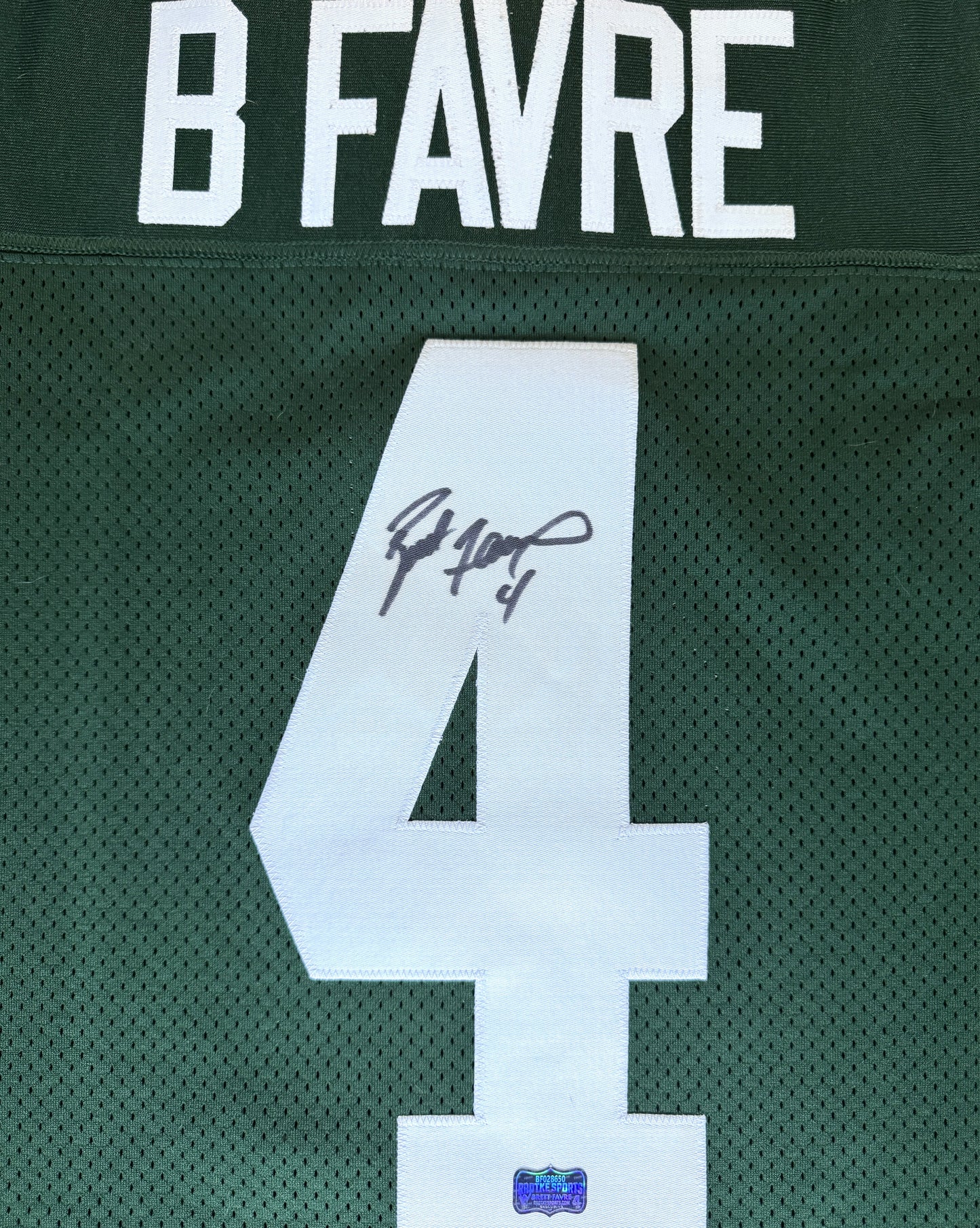 Brett Favre Signed ✍️ Green Bay Packers 🟢🟡 Nike ELITE On-Field NFL Jersey👕 Also includes Authenticity