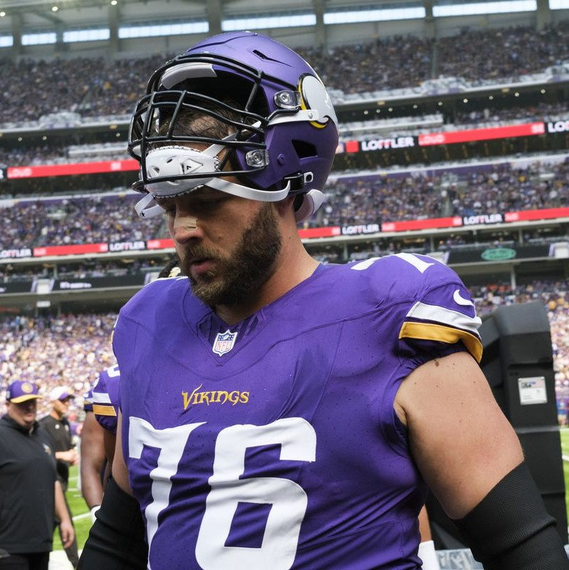 David Quessenberry GAME USED 10/06/24 Minnesota Vikings 👕 Jersey vs. New York Jets London Game ✅ Inc. PSA Authenticity