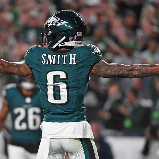 Devonta Smith Signed✍️Philadelphia Eagles🦅Limited Edition Wilson Duke Ball🏈Inscription -Skinny Batman