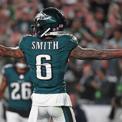 Devonta Smith Signed✍️Philadelphia Eagles🦅Limited Edition Wilson Duke Ball🏈Inscription -Skinny Batman