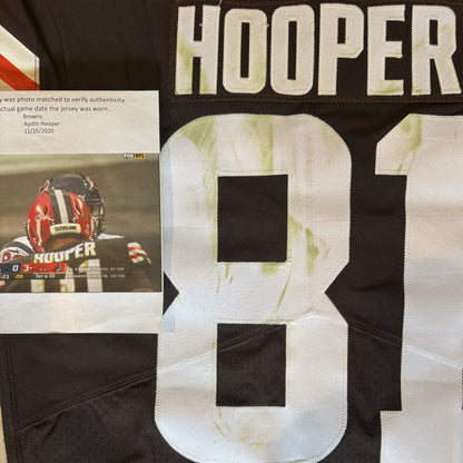 Austin Hooper GAME-WORN 11/15/20💪PHOTO-MATCHED📸Cleveland Browns NFL Jersey👕vs. Houston Texans