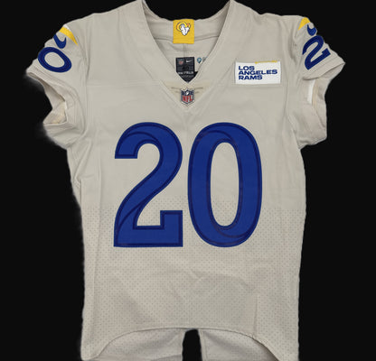 Jalen Ramsey TEAM-ISSUED💪Los Angeles Rams🐏NFL On-Field Jersey👕Inc. COA📄