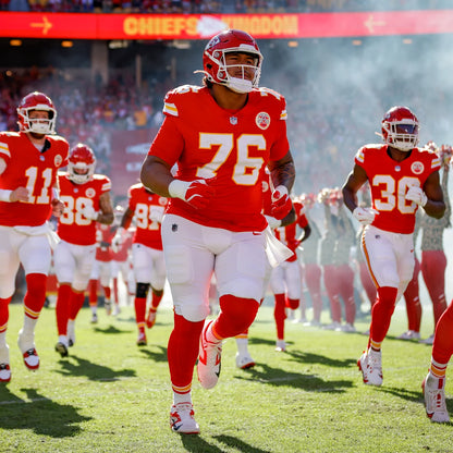 Kingsley Suamataia GAME-USED💪09/14/25 Kansas City Chiefs NFL Jersey🎽vs. Philadelphia Eagles
