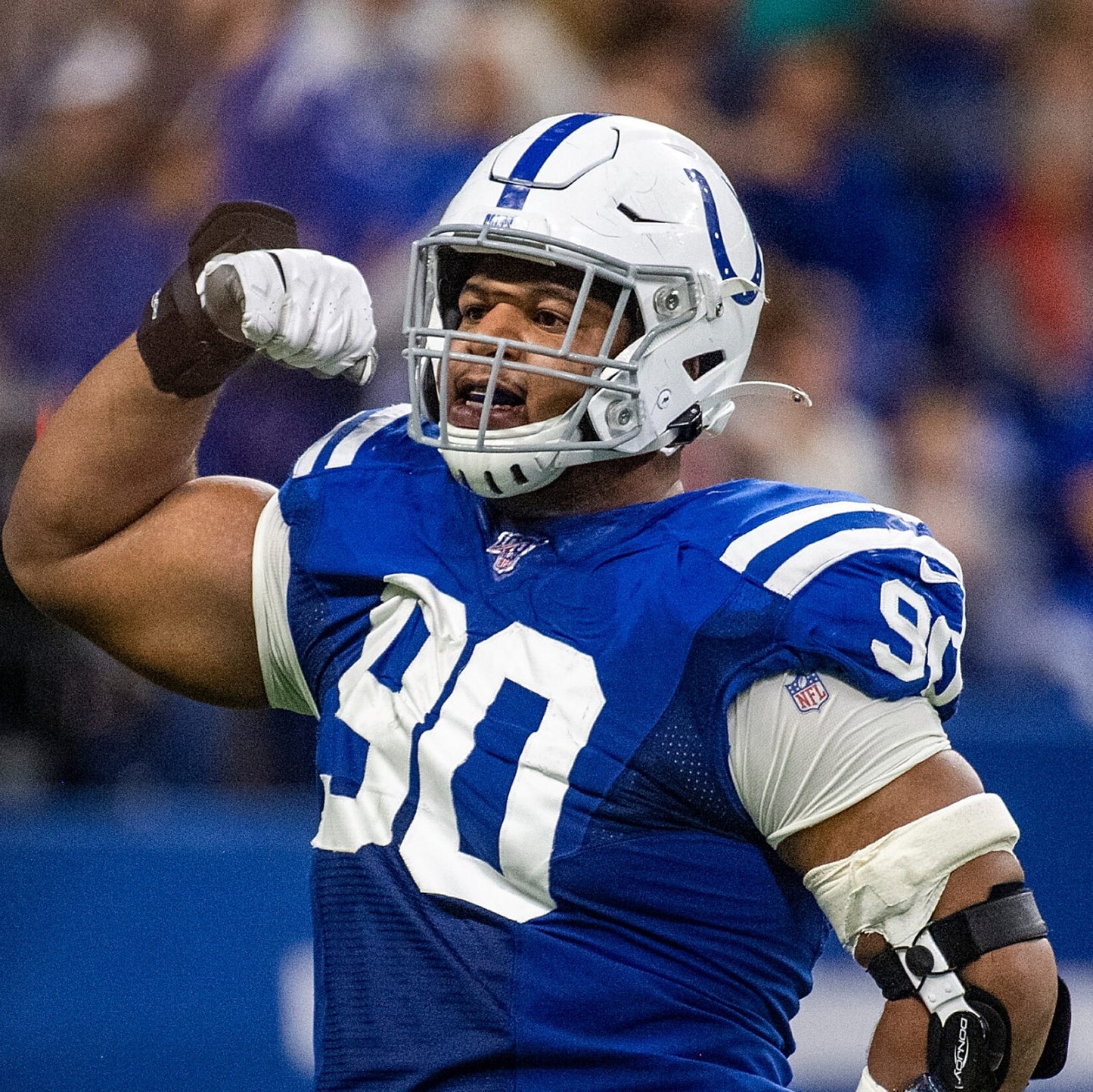 Grover Stewart GAME WORN 💪 Indianapolis Colts 🐎 Nike On-Field NFL Jersey 👕 COA also included 🛡️