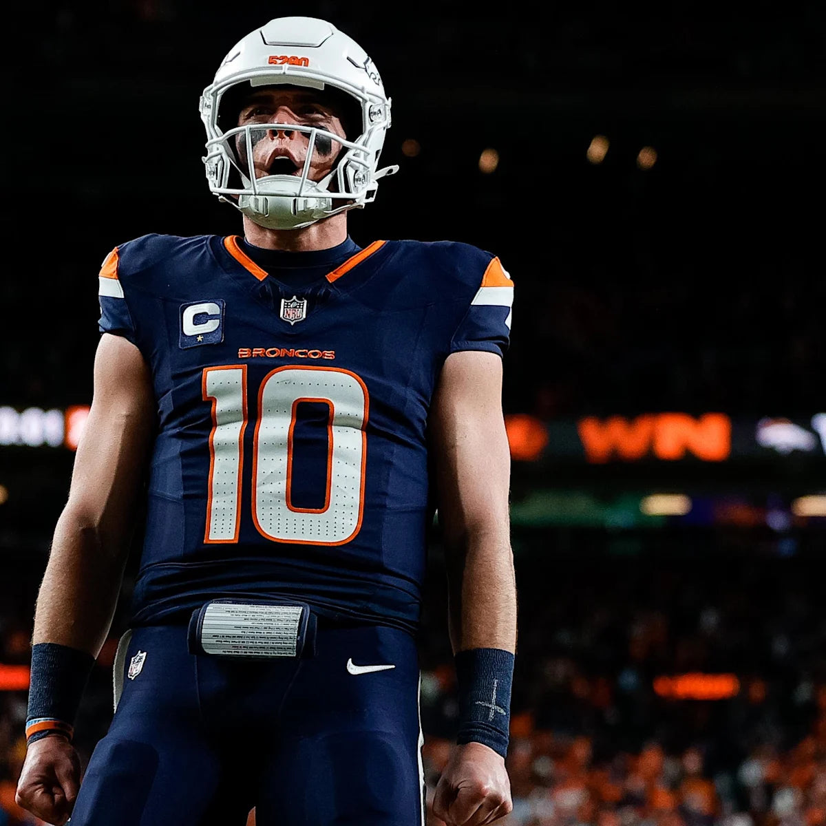 BO NIX Signed ✍️ Denver Broncos 🐎 NIKE Limited NFL Jersey - Sports Memorabilia🏈 Inc. Authentication 🛡️