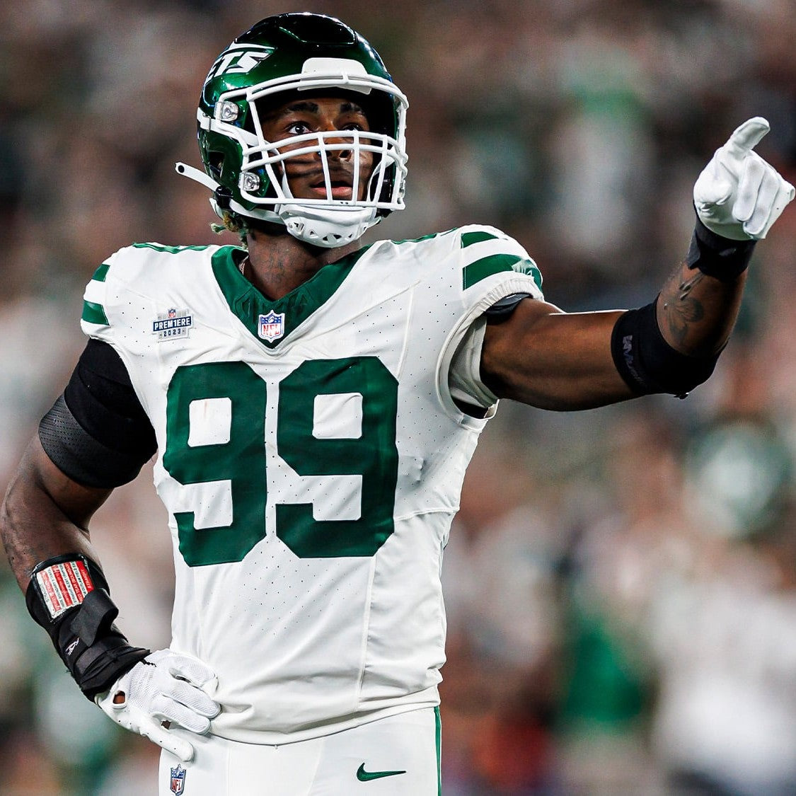 Will McDonald IV GAME USED 10/6/2024 New York Jets NFL Jersey - London Games🌍 vs. Minnesota Vikings