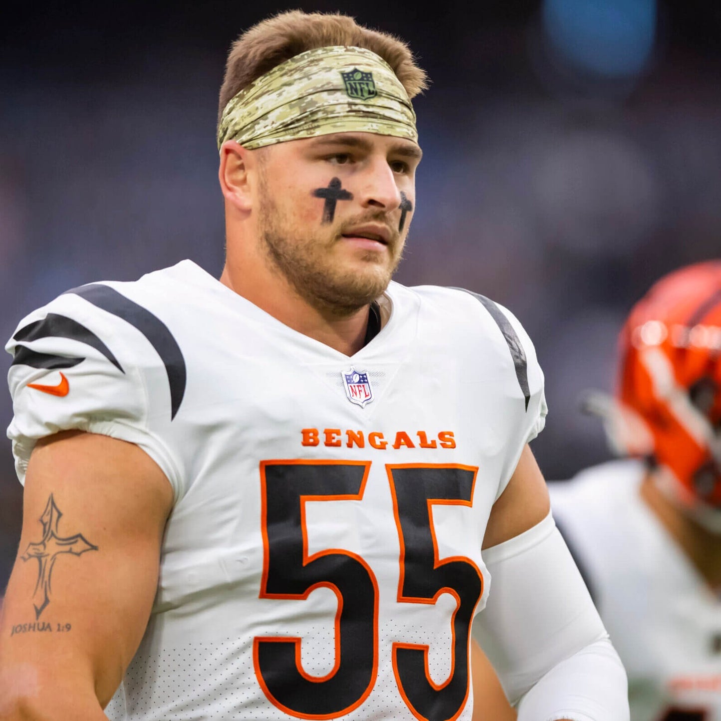 Logan Wilson GAME WORN/USED 10/12/25 💪 Cincinnati Bengals 🐅 Nike NFL Jersey vs Packers inc. COA 🛡️