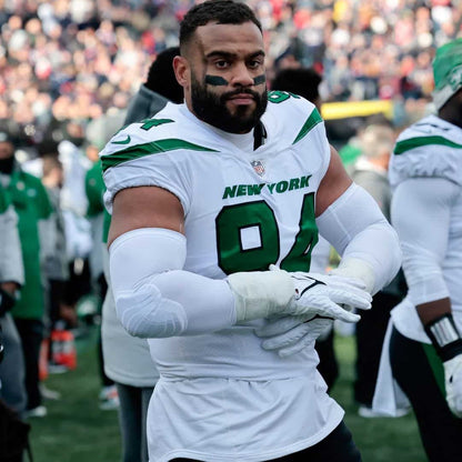 Solomon Thomas GAME WORN 💪 10/20/24 New York Jets Nike NFL Jersey 👕 vs Pittsburgh Steelers Also includes Professional Sports Authenticator 🛡️