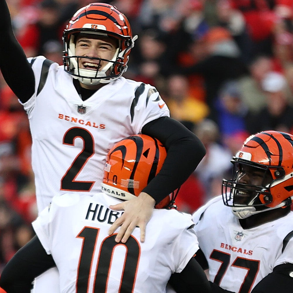Evan McPherson GAME WORN 11/16/25 Cincinnati Bengals Nike NFL Jersey vs Pittsburgh Steelers Also Includes Certificate of Authenticity