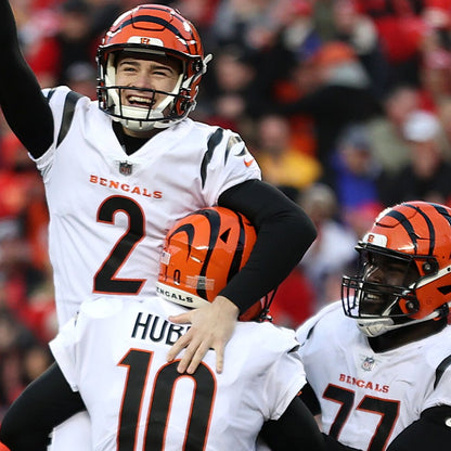 Evan McPherson GAME WORN 11/16/25 Cincinnati Bengals Nike NFL Jersey vs Pittsburgh Steelers Also Includes Certificate of Authenticity